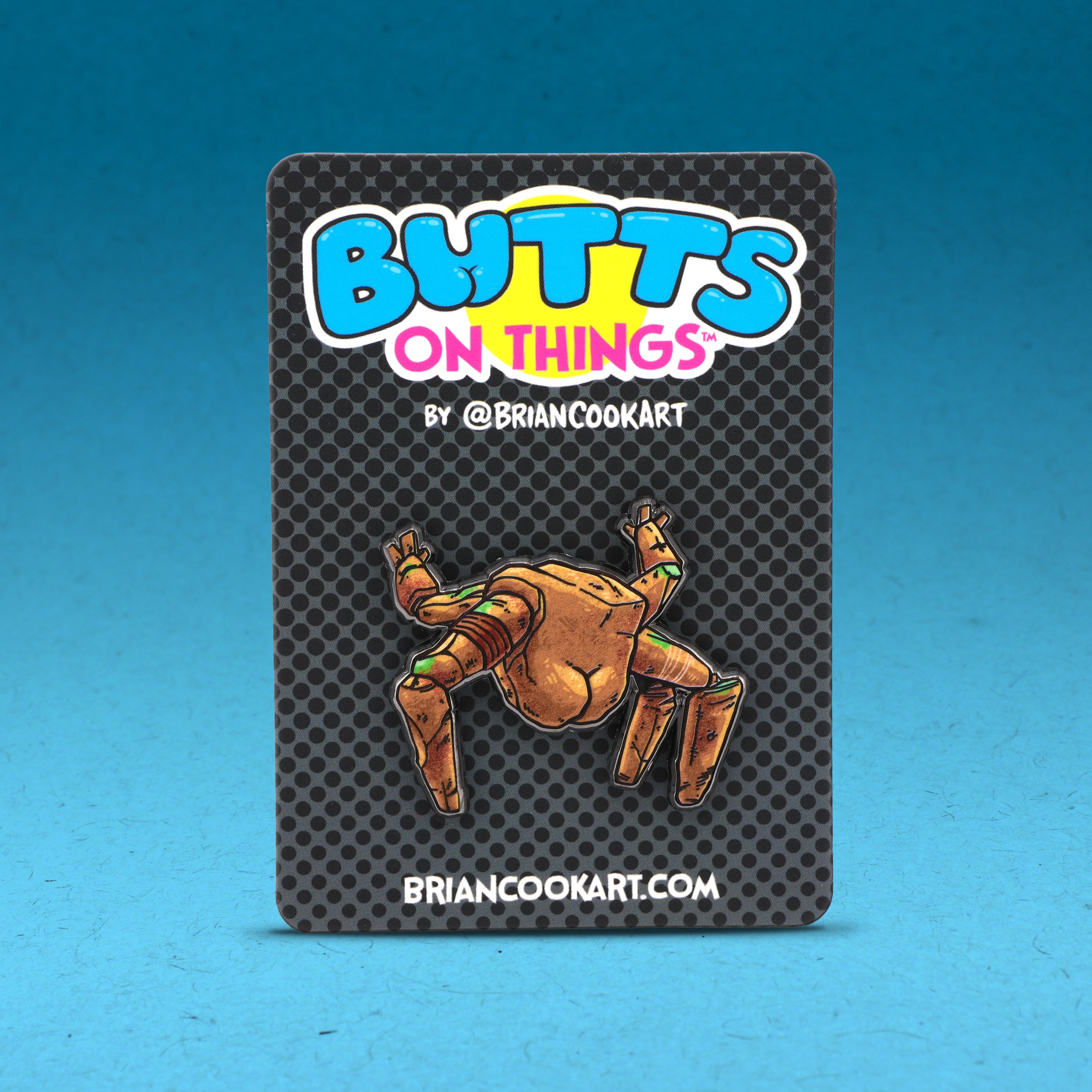 Pin Drawing Sticker Rocky Butt Pin – Brian Cook Art